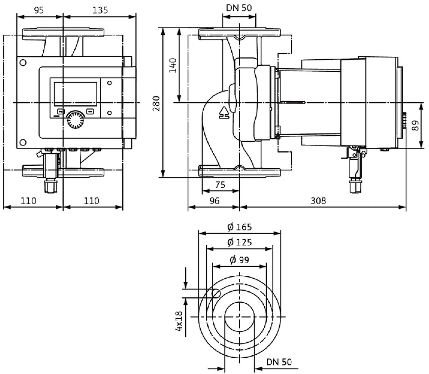 Wilo Stratos MAXO-Z Trinkwasserpumpe 2186317 50/0,5-9, PN 16, 230 V, 50/60 Hz 2 Wilo Stratos MAXO-Z Trinkwasserpumpe 2186317 50/0,5-9, PN 16, 230 V, 50/60 Hz – Bild 2