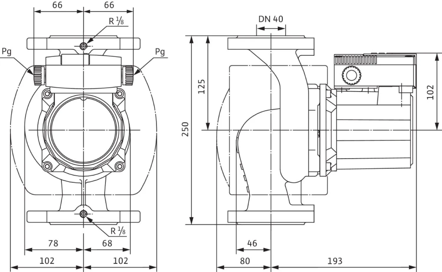 Wilo Top-z Standard-Trinkwasserpumpe 2070569 40/7, PN 16, 230 V, Rotguss-Gehäuse 2 Wilo Top-z Standard-Trinkwasserpumpe 2070569 40/7, PN 16, 230 V, Rotguss-Gehäuse – Bild 2